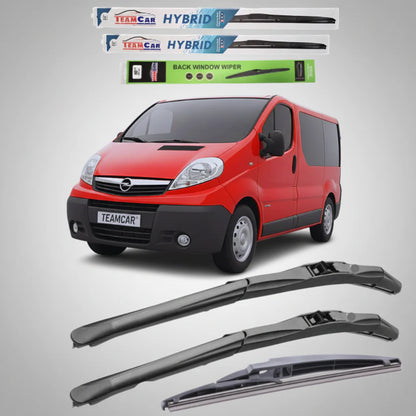 Ștergătoare Opel Vivaro VAN (2001–2014) Hibrid | Set Complet – TeamCar®