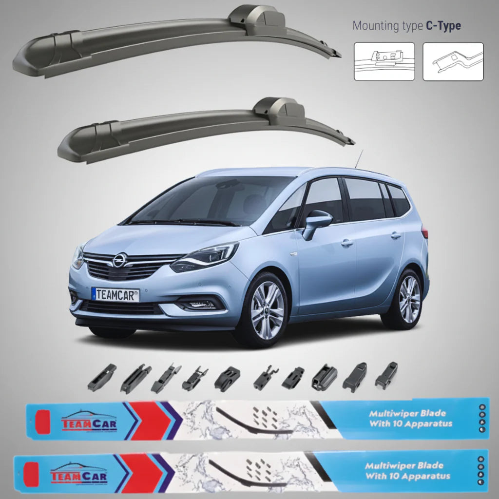 Ștergătoare Opel Zafira C Tourer Facelift (2016–2019) Flat | Set Față – TeamCar®