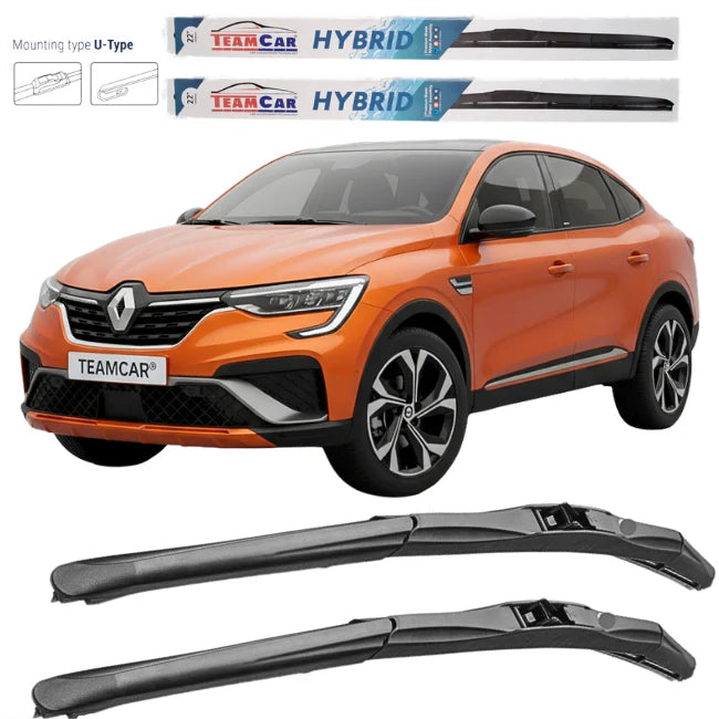 Ștergătoare Renault Arkana (2021–2024) TeamCar® – Hibrid | Set față