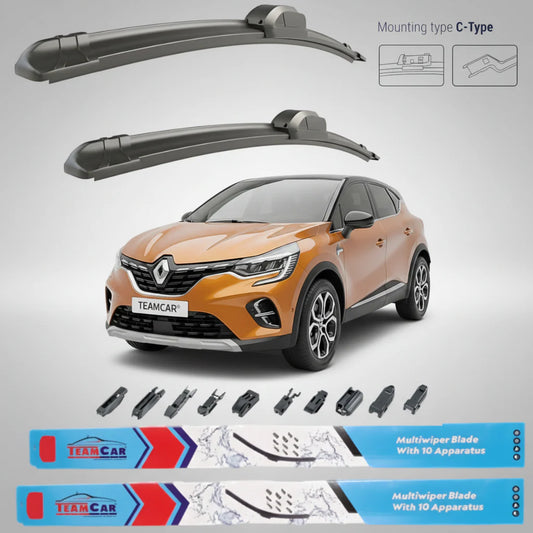 Ștergătoare Renault Captur II Facelift (2024–2026) TeamCar® – Set față
