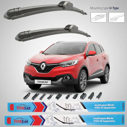Ștergătoare Renault Kadjar (2015–2018) TeamCar® – Set față
