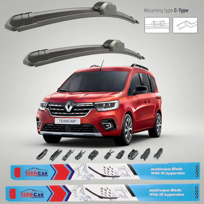 Ștergătoare Renault Kangoo III (2021–2024) TeamCar® – Set față
