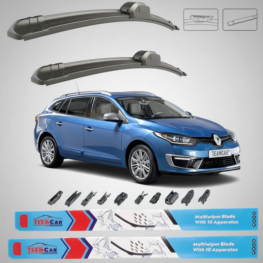 Ștergătoare Renault Megane III Estate Facelift (2014–2016) TeamCar® – Set față