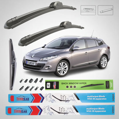 Ștergătoare Renault Megane III Estate (2008–2012) TeamCar® – Set Complet