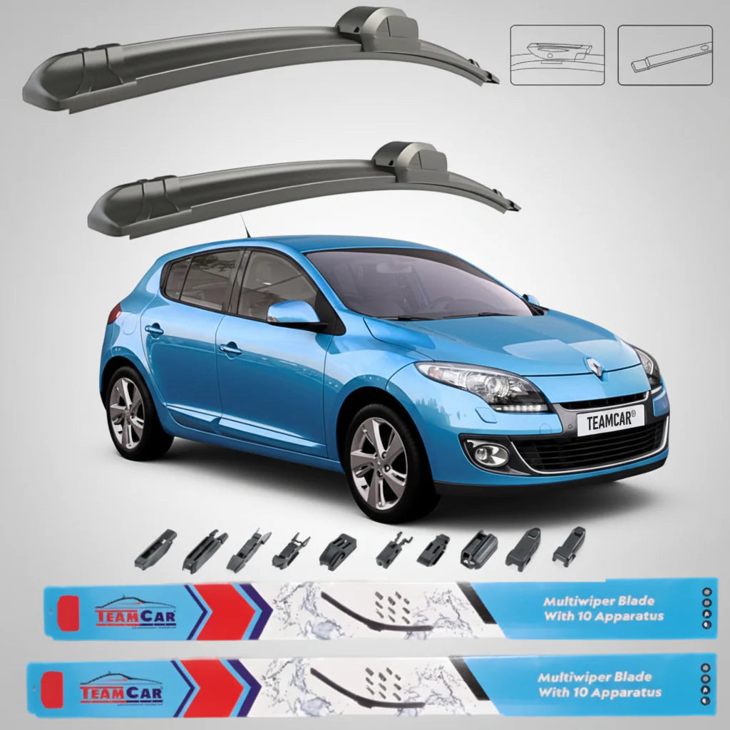 Ștergătoare Renault Megane III Hatchback Facelift (2012–2014) TeamCar® – Set față