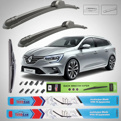 Ștergătoare Renault Megane IV Estate Facelift (2020–2024) TeamCar® – Set Complet