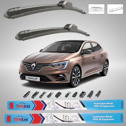 Ștergătoare Renault Megane IV Hatchback Facelift (2020–2024) TeamCar® – Set față