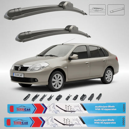 Ștergătoare Renault Symbol II (2008–2012) TeamCar® – Set față