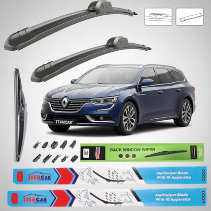 Ștergătoare Renault Talisman Grandtour (2016–2022) TeamCar® – Set Complet