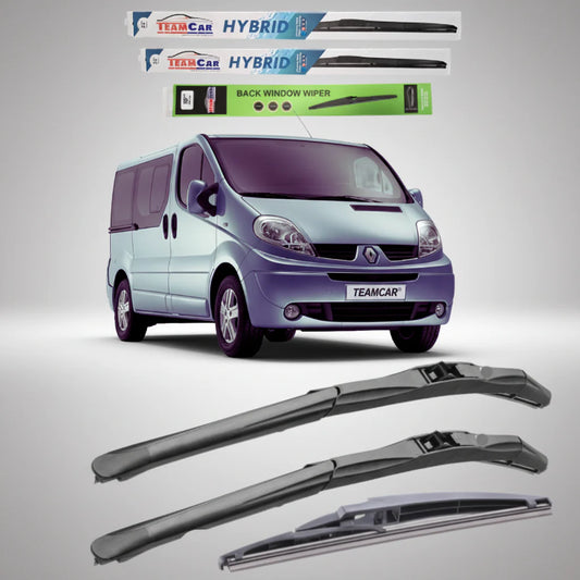 Ștergătoare Renault Trafic II JL Bus L1H1 (2006–2014) Hibrid | Set Complet – TeamCar®