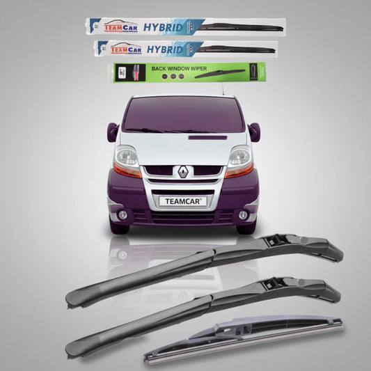 Ștergătoare Renault Trafic II VAN (2001–2014) Hibrid | Set Complet – TeamCar®