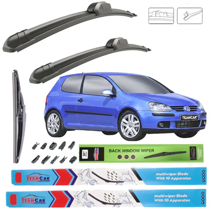 Ștergătoare Volkswagen Golf V 1K1 3 Uși (2003–2005) Flat | Set Complet – TeamCar®