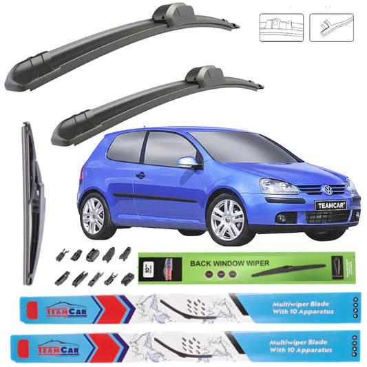 Ștergătoare Volkswagen Golf V 1K1 3 Uși (2003–2005) Flat | Set Complet – TeamCar®