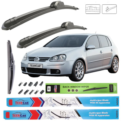Ștergătoare Volkswagen Golf V 1K1 5 Uși (2003–2005) Flat | Set Complet – TeamCar®