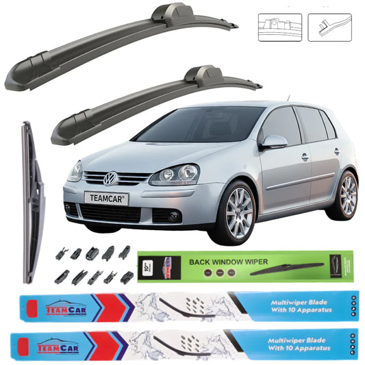 Ștergătoare Volkswagen Golf V 1K1 5 Uși (2003–2005) Flat | Set Complet – TeamCar®