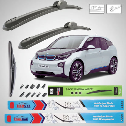 Ștergătoare BMW i3 (2013–2017) Flat | Set Complet – TeamCar®