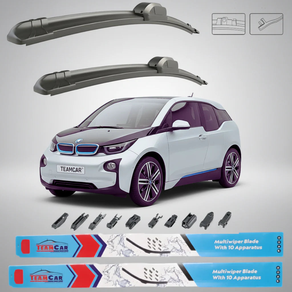 Ștergătoare BMW i3 (2013–2017) Flat | Set față – TeamCar®