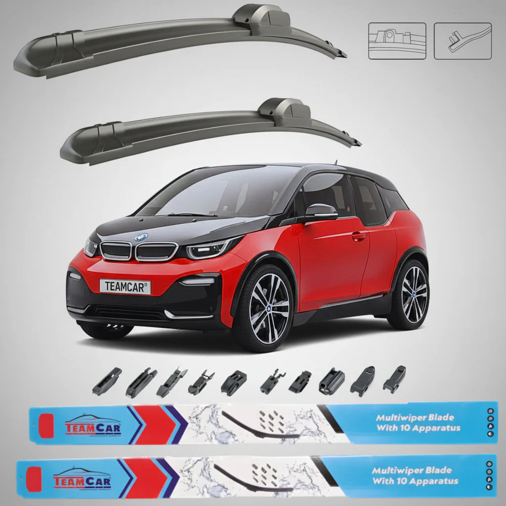 Ștergătoare BMW i3s (2017–2022) Flat | Set față – TeamCar®