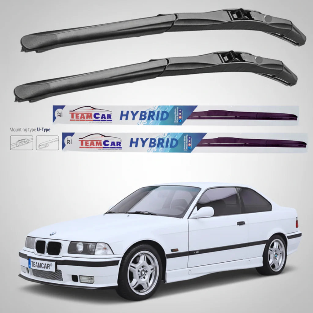 Ștergătoare BMW Seria 3 E36 Coupe (1992–1999) Hibrid | Set Față – TeamCar®