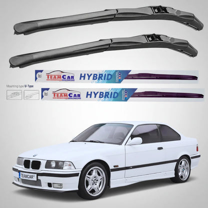 Ștergătoare BMW Seria 3 E36 Coupe (1992–1999) Hibrid | Set Față – TeamCar®