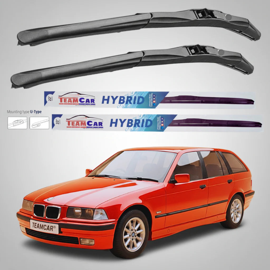Ștergătoare BMW Seria 3 E36 Touring (1995–1999) Hibrid | Set Față – TeamCar®