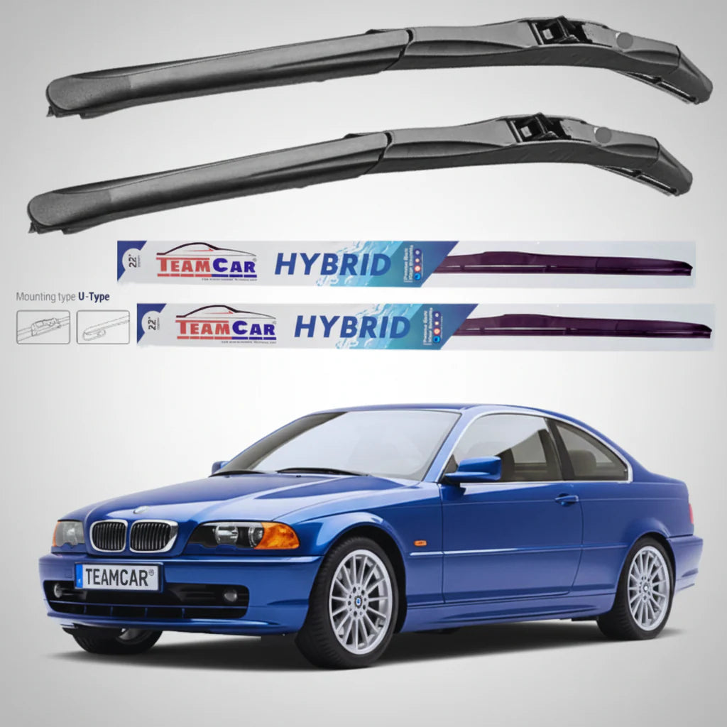 Ștergătoare BMW Seria 3 E46 Coupe (1999–2006) Hibrid | Set Față – TeamCar®