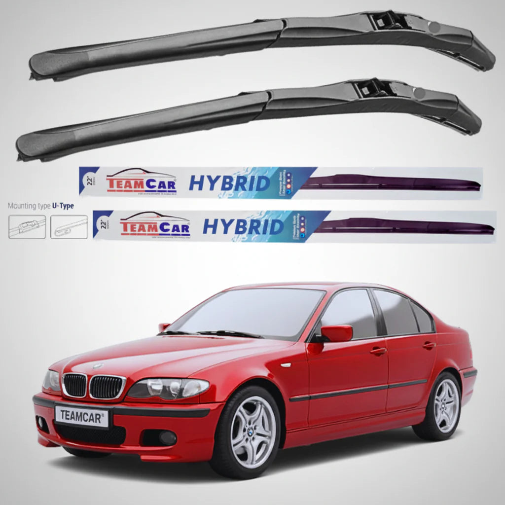 Ștergătoare BMW Seria 3 E46 Sedan (1998–2005) Hibrid | Set Față – TeamCar®
