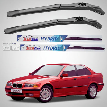 Ștergătoare BMW Seria 3 E36 (1990–1999) Hibrid | Set Față – TeamCar®