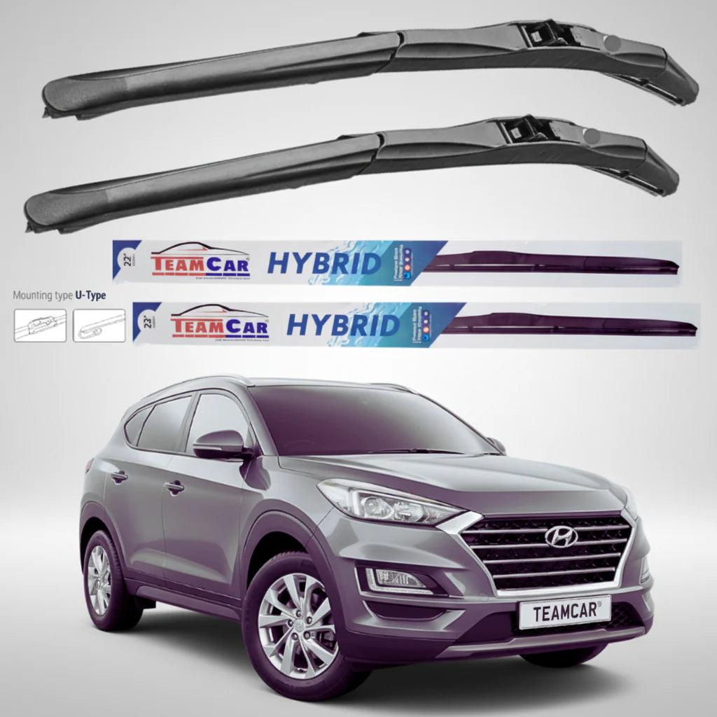 Ștergătoare Hyundai Tucson III TL Facelift (2018–2020) Hibrid | Set Față – TeamCar®