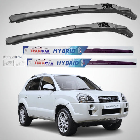 Ștergătoare Hyundai Tucson (2004–2010) Hibrid | Set Față – TeamCar®