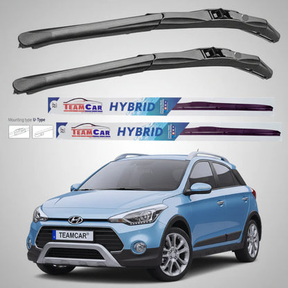 Ștergătoare Hyundai i20 Active FL (2018–2020) Hibrid | Set Față – TeamCar®