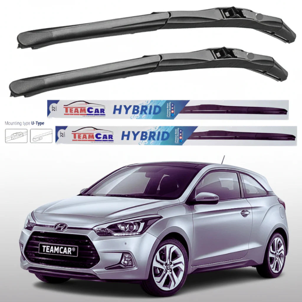 Ștergătoare Hyundai i20 Coupe (2015–2018) Hibrid | Set Față – TeamCar®