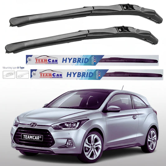Ștergătoare Hyundai i20 Coupe (2015–2018) Hibrid | Set Față – TeamCar®