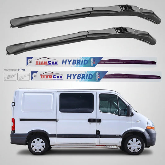 Ștergătoare Renault Master Combi L1H1 (2003–2006) Hibrid | Set față – TeamCar®