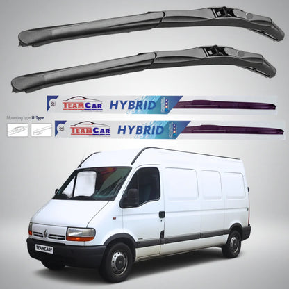 Ștergătoare Renault Master Furgon L3H2 (1997–2003) Hibrid | Set față – TeamCar®