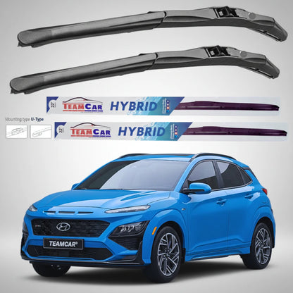 Ștergătoare Hyundai Kona (2020–2023) Hibrid | Set Față – TeamCar®