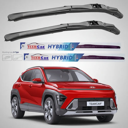 Ștergătoare Hyundai Kona (2023–2026) Hibrid | Set Față – TeamCar®