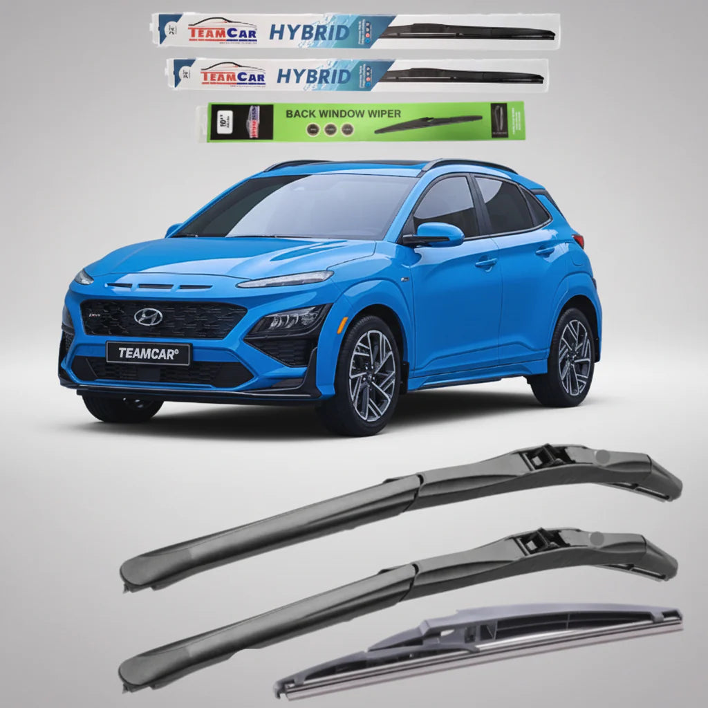 Ștergătoare Hyundai Kona (2020–2023) Hibrid | Set Complet – TeamCar®
