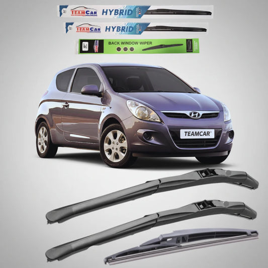 Ștergătoare Hyundai i20 3 uși (2008–2012) Hibrid | Set Complet – TeamCar®