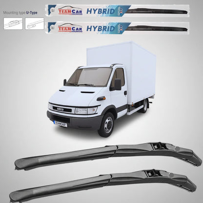 Ștergătoare IVECO Daily MK3 Furgon (1999–2004) Hibrid | Set față – TeamCar®
