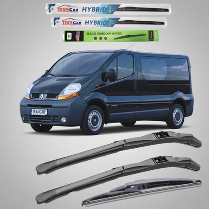 Ștergătoare Renault Trafic II JL Bus L2H1 (2001–2006) Hibrid | Set Complet – TeamCar®