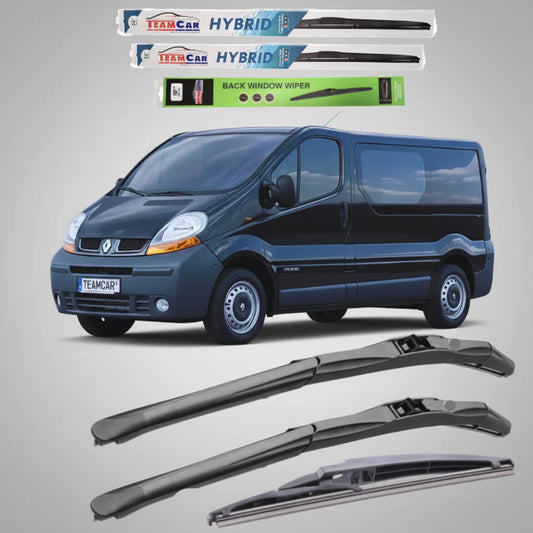 Ștergătoare Renault Trafic II JL Bus L2H1 (2001–2006) Hibrid | Set Complet – TeamCar®
