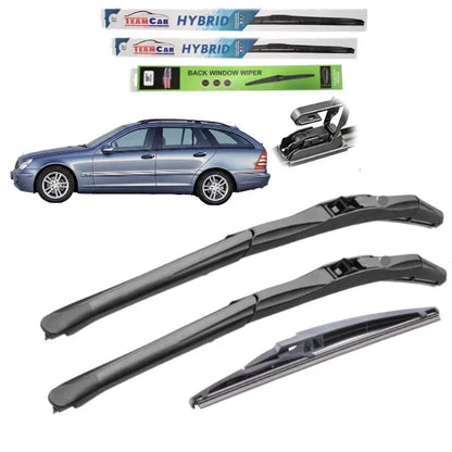 Ștergătoare TeamCar® Mercedes-Benz S203 Break 07/2003–2007 – Set Complet Hybrid - 221.ro