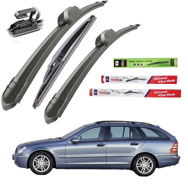 Ștergătoare TeamCar® Mercedes-Benz S203 Break 2001–06/2003 – Set Complet Flat - 221.ro