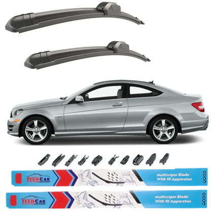 Ștergătoare TeamCar® Mercedes C-Class Coupé C204 (2007–2014) – Set față - 221.ro