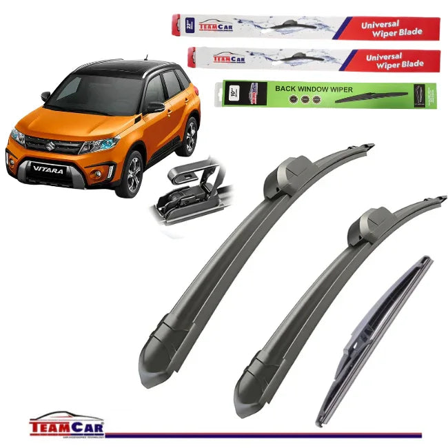 Ștergătoare TeamCar® Suzuki Vitara IV (2015–prezent) – Set Complet Flatlat - 221.ro
