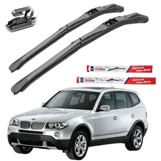 Stergatoare BMW X3 E83 (2003–2006, pre-facelift) TeamCar® Hybrid – Set fata - 221.ro