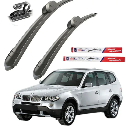 Stergatoare BMW X3 E83 (2003–2006, pre-facelift) TeamCar® Flat – Set fata - 221.ro