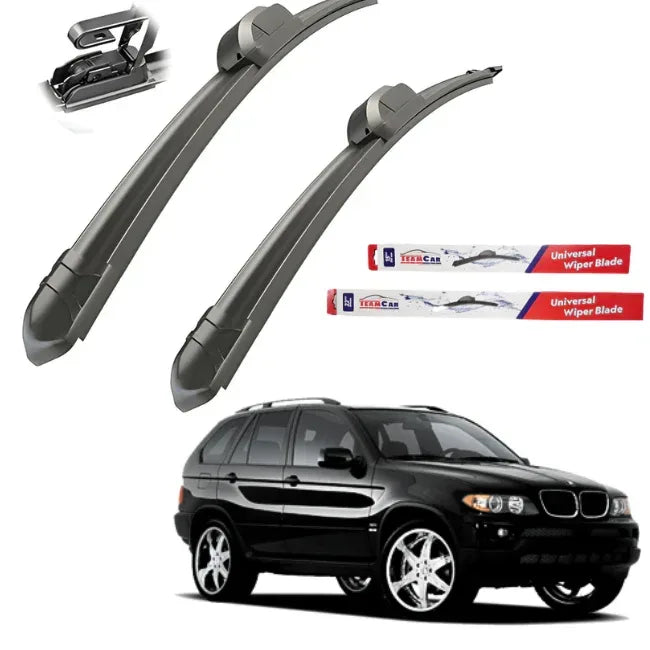 Stergatoare BMW X5 E53 (1999–2006) TeamCar® Flat – Set fata - 221.ro
