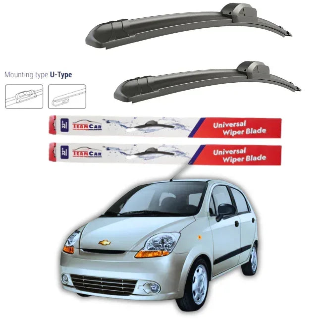 Stergatoare Chevrolet Spark HATCHBACK 2005-2010 – Set fata Flat - 221.ro